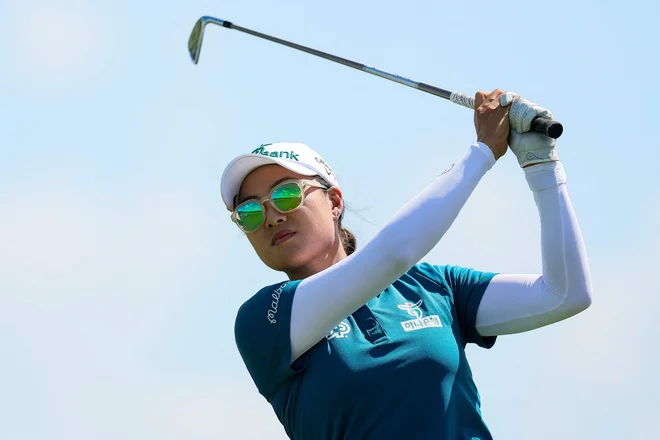 Minjee Lee je za zmago na majorju v Teksasu prejela 1,56 milijona evrov. FOTO: Alex Slitz/AFP