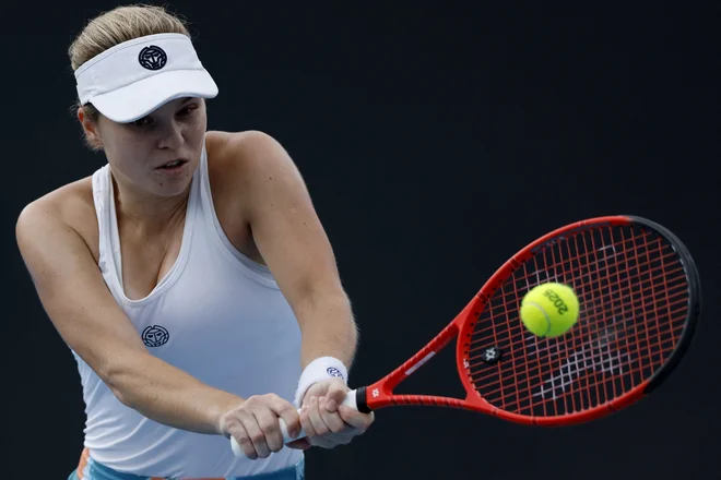 Veronika Erjavec je premagala Francozinjo. FOTO: Francis Mascarenhas/Reuters