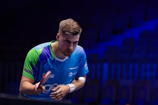 Darko Jorgić v Zagrebu ni ponovil svoje tivolske ravni. FOTOGRAFIJI: Črt Piksi/Delo 