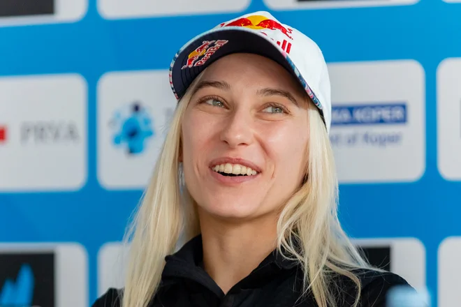 Janja Garnbret se je uspešno vrnila h tekmovanjem. FOTO: PZS