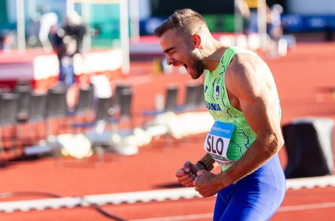 Rok Ferlan je zaostal le za svetovnim prvakom na 400 m. FOTO: Vid Ponikvar/Sportida via AZS