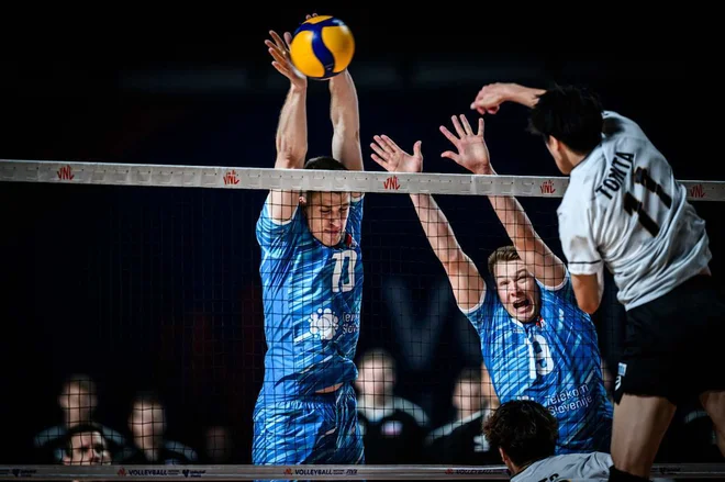Kapetan Tomita je proti Sloveniji dosegel 12 točk. FOTO: VNL