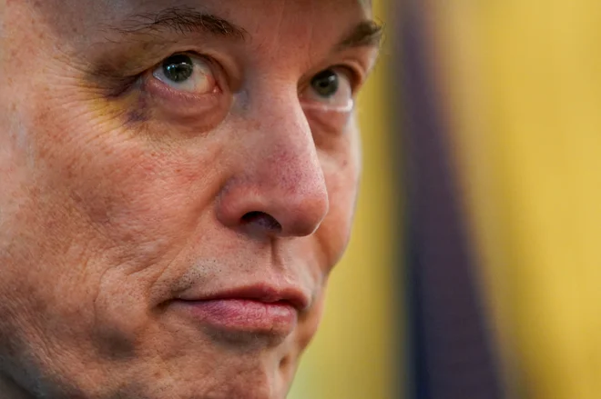 Elon Musk je Trumpu napovedal vojno. FOTO: Nathan Howard/Reuters