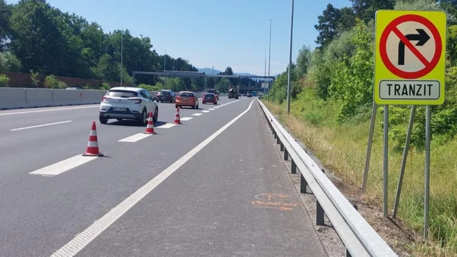 S postavitvijo tabel si želijo zadržati tranzitni promet na obvoznici. FOTO: občina Dobrova - Polhov Gradec/Dars