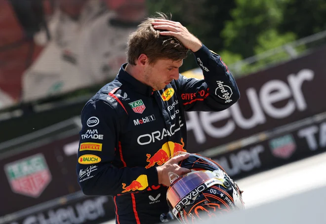 Max Verstappen je minulo nedeljo dirko v Spielbergu končal že v uvodnem krogu. FOTO: Gintare Karpaviciute/Reuters