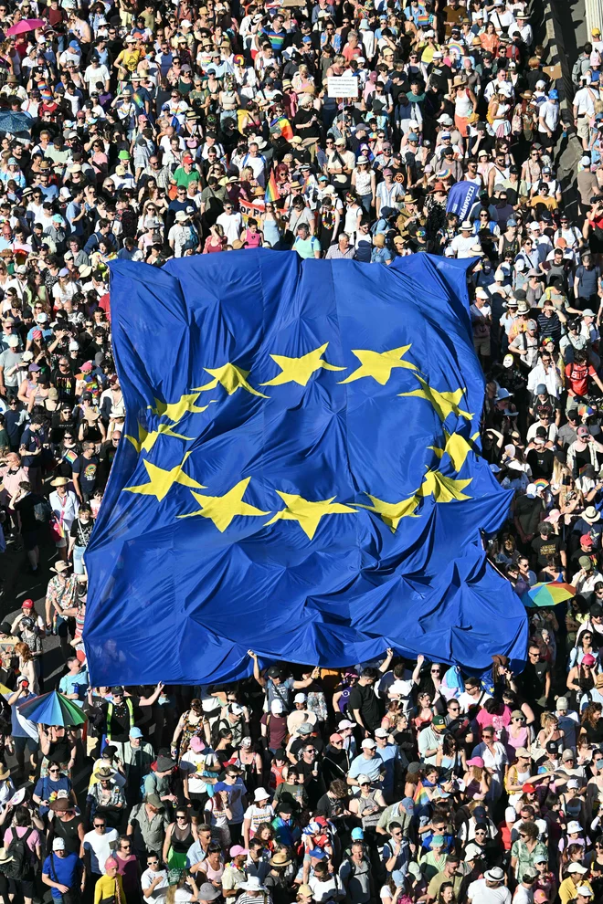 Evropski projekt je na hudi preizkušnji, večji, kot se marsikdo zaveda, meni Lisjak. FOTO: Attila Kisbenedek/AFP