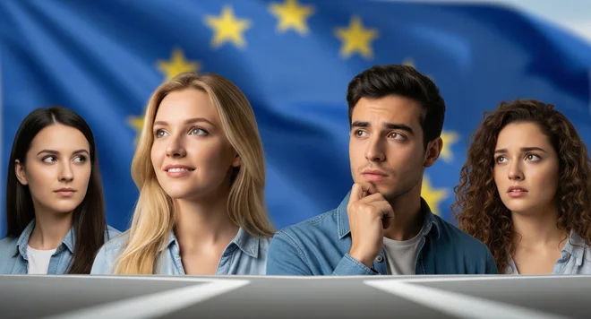 Mladi Evropejci podpirajo Evropsko unijo, a so do nje zelo kritični. FOTO: Delo UI