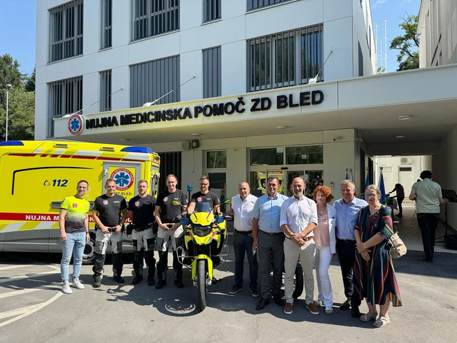 Z motorjem se bodo lahko hitreje odzivali na nujne primere. FOTO: Blaž Kondža