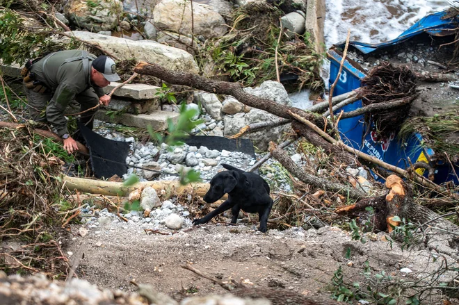 Poletni tabor Camp Mystic je popolnoma razdejan. FOTO: Sergio Flores/Reuters