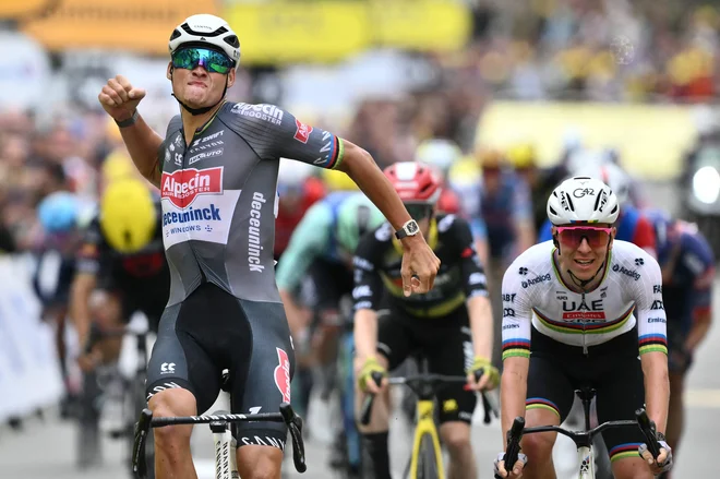 Van der Poel je bil po pričakovanju danes nepremagljiv. FOTO: Marco Bertorello Afp