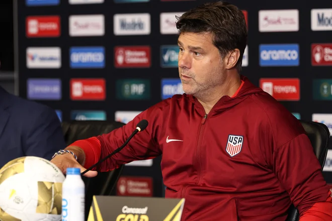 Selektor ZDA Mauricio Pochettino počasi le spravlja v red nogometno reprezentanco, ki mora biti v polni formi prihodnje leto na SP na domačih tleh. FOTO: Troy Taormina/Imagn Images Via Reuters Connect
