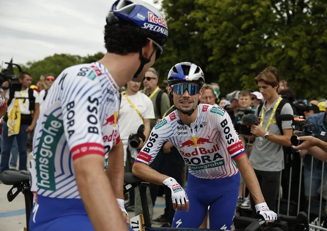 Primož Roglič je začetek Toura pričakal zelo sproščeno. FOTO: Benoit Tessier/Reuters