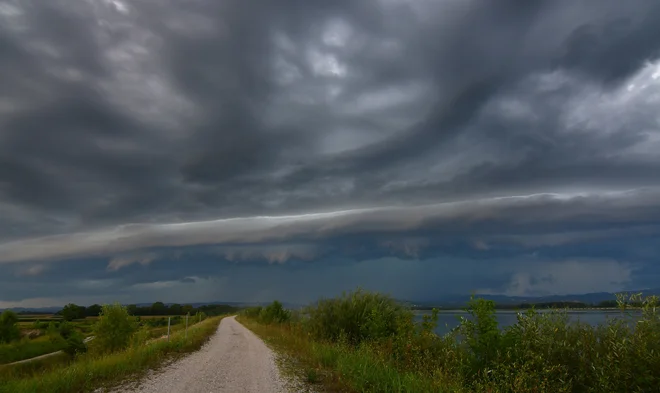 Zaradi že namočene zemlje in pričakovanih močnih nalivov obstaja povečana nevarnost hudourniških poplav. Slika je simbolična. FOTO: Egon Cokan