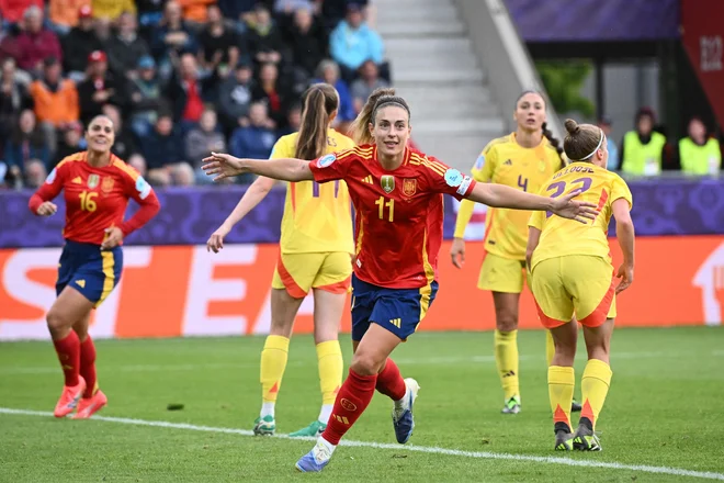 Alexia Putellas je prispeval dva gola in dve podaji. FOTO: Sebastien Bozon/AFP