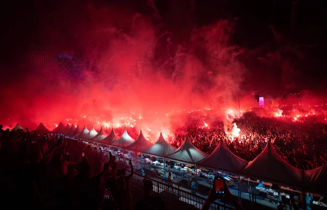 Zagrebški župan je poudaril, da so bili varnostni predpisi strožji kot ob obisku papeža. FOTO: Damir Sencar/AFP