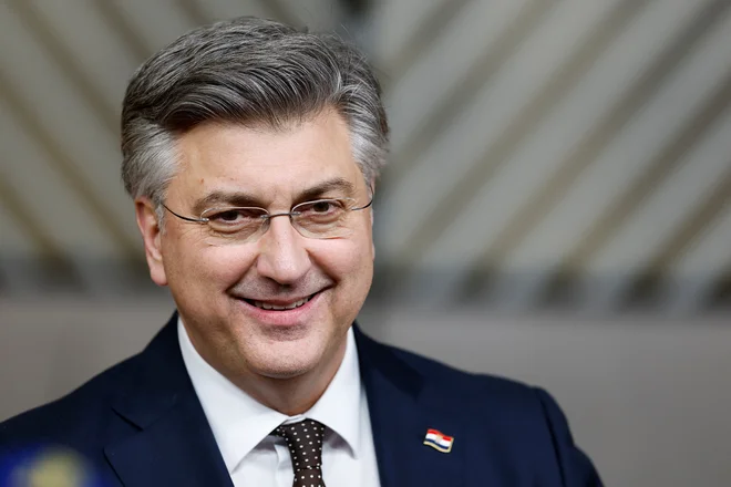 Plenković ni obiskal le koncerta, ampak tudi generalko. FOTO: Stephanie Lecocq/Reuters
