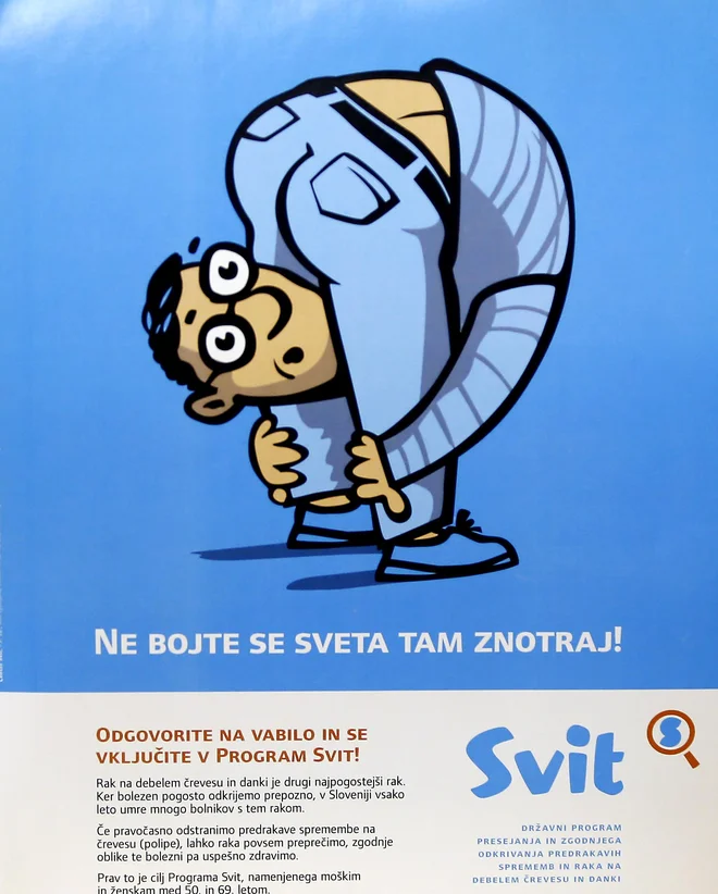 Ambasador presejalnega programa Svit so običajno ljudje, ki so zboleli za tema vrstama raka, oziroma njihovi svojci. FOTO: Aleš Černivec