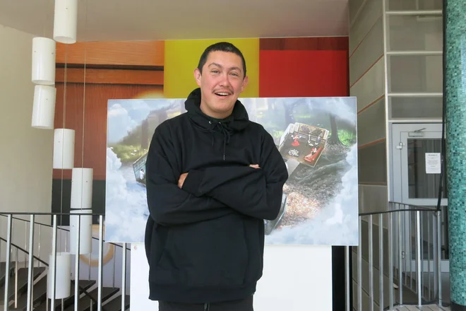 Hobo Johnson pripoveduje zgodbe, ki so zaznamovale njega in ZDA. Foto Zdenko Matoz