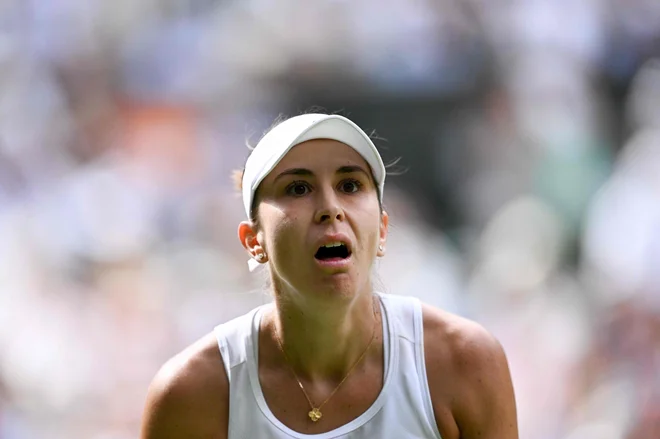 Belinda Bencic se je veselila nastopa v polfinalu. FOTO: Kirill Kudryavtsev/AFP
