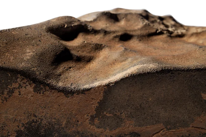 Meteorit je najverjetneje nastal ob trčenju asteroida na Mars. FOTO: Z dovoljenjem Sotheby's