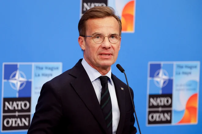 Ulf Kristersson. FOTO: Ludovic Marin Via Reuters