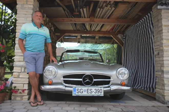 Ko bo velik, ga bo imel, je pred sedmimi leti rekel Stane. Zdaj ga ima. In tudi velik je. FOTO: Grega Kališnik