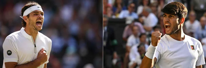 Taylor Fritz ni še nikdar premagal Carlosa Alcaraza. Je danes končno nastopil dan za prvo zmago? Foto: AFP