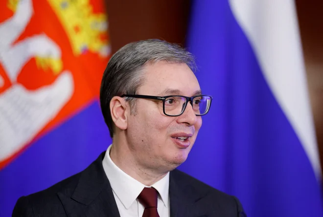 Njegov govor je bil prežet z retoriko žrtve, ki se mora nenehno braniti pred krivičnimi obtožbami. FOTO: Maxim Shemetov/Reuters