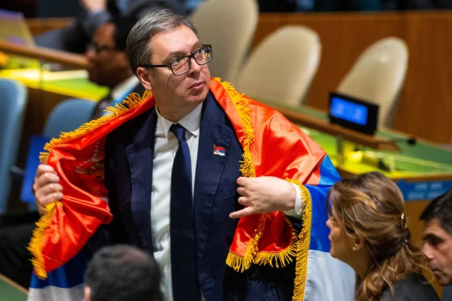 Predsednik je sebe predstavil kot edinega pravega branilca nacionalnih interesov. FOTO: Eduardo Munoz/Reuters