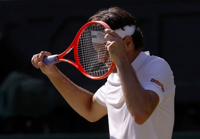 Zgodba Taylorja Fritza v Wimbledonu se je končala. FOTO:  Andrew Couldridge/Reuters