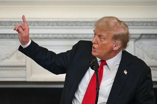 Tradicionalno zunanjepolitično doktrino, ki je po drugi svetovni vojni posredovala po svetu, bo republikanski predsednik še naprej prilagajal svoji Najprej Amerika. FOTO: Andrew Caballero-reynolds/Afp