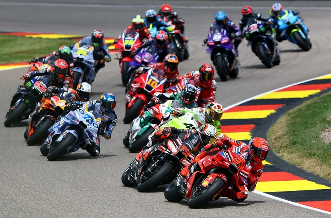 Marc Marquez se na Sachsenringu počuti kot doma. FOTO: Lisi Niesner/Reuters