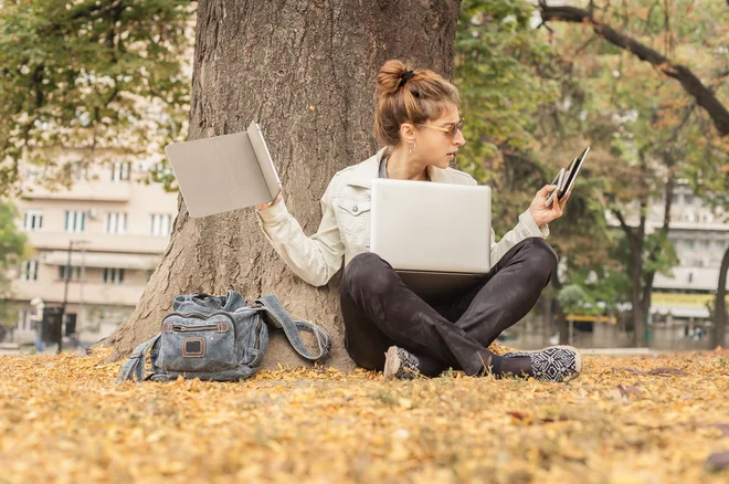 Generacija Z, prva generacija, ki je odrasla s pametnim telefonom v roki, pluje po vodah tehnološkega napredka. FOTO: Shutterstock