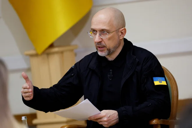 Predsednik vlade Denis Šmihal je odstopil. FOTO: Alina Smutko/Reuters