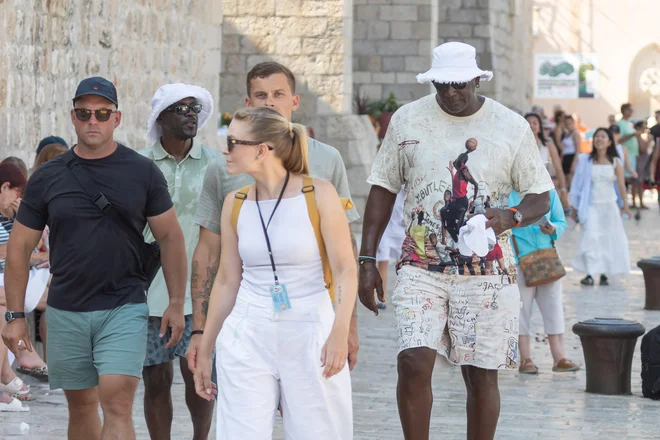 Eden najboljših košarkarjev vseh časov Michael Jordan je bil nad Dubrovnikom navdušen. FOTO: Grgo Jelavic/Pixsell