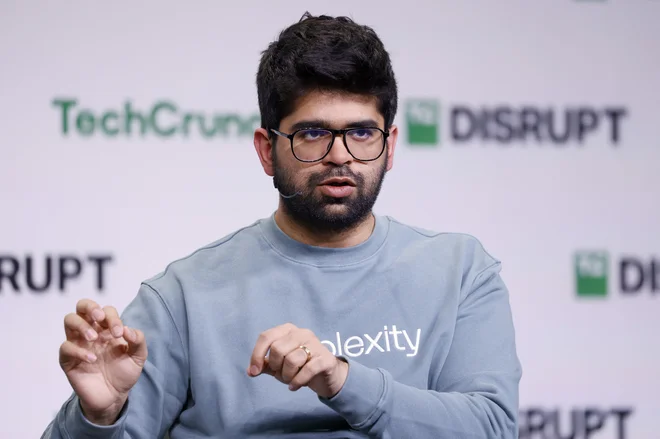 Srinivas svari, da bodo velika podjetja skopirala vse, kar je dobro. FOTO: Kimberly White/AFP