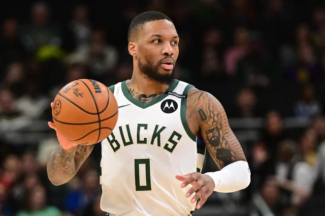 Damian Lillard je najboljš strelec Portlanda. FOTO: Benny Sieu/Imagn Images Via Reuters Connect