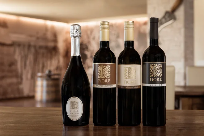 Nagrajena vina Fiore. FOTO: Fiore
