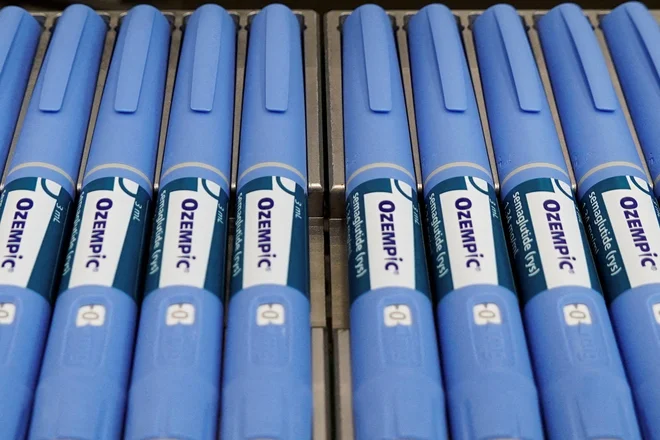 Dansko podjetje Novo Nordisk, ki proizvaja ozempic, je po njegovi zaslugi postalo največje evropsko podjetje po tržni kapitalizaciji FOTO: Tom Little/Reuters
