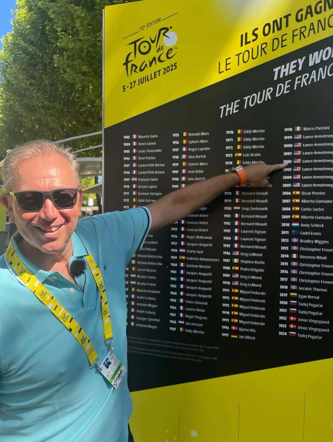 Johan Bruyneel na Touru. FOTO: Instagram
