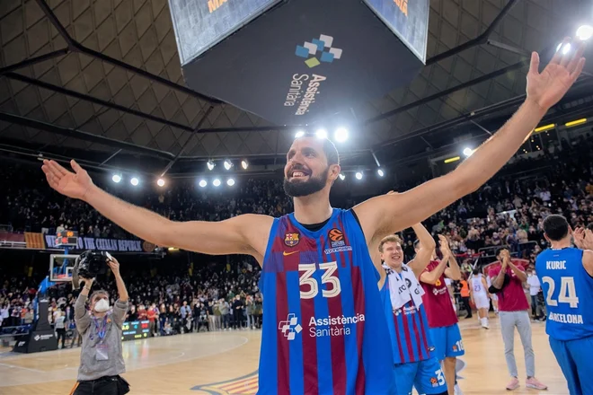 Nikola Mirotić v dresu katalonske Barcelone. Foto: Euroleague