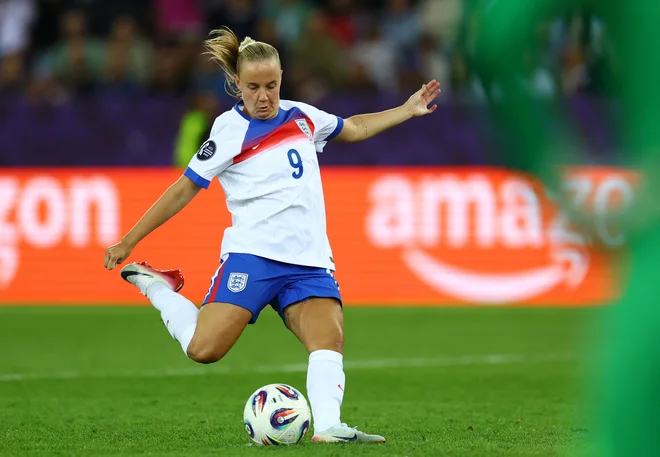 Beth Mead je že dolgo med vodilnimi angleškimi nogometašicami. FOTO: Matthew Childs/Reuters