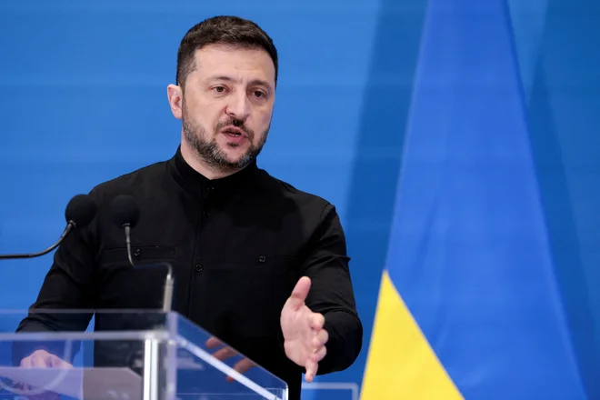 Je začela avra Zelenskega na Zahodu bledeti? FOTO: Remo Casilli/Reuters