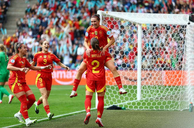 Mariona Caldentey je v 25. minuti popeljala Španijo v vodstvo. FOTO: Matthew Childs/Reuters