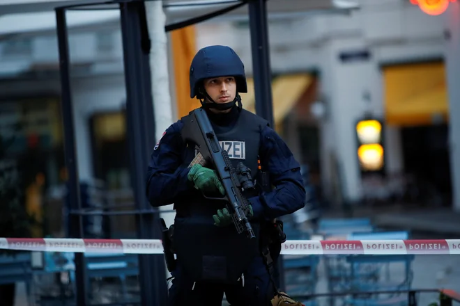 Avstrijska policija vdrla na tabor koroških Slovencev. Fotografija je simbolična. FOTO: Leonhard Foeger/Reuters