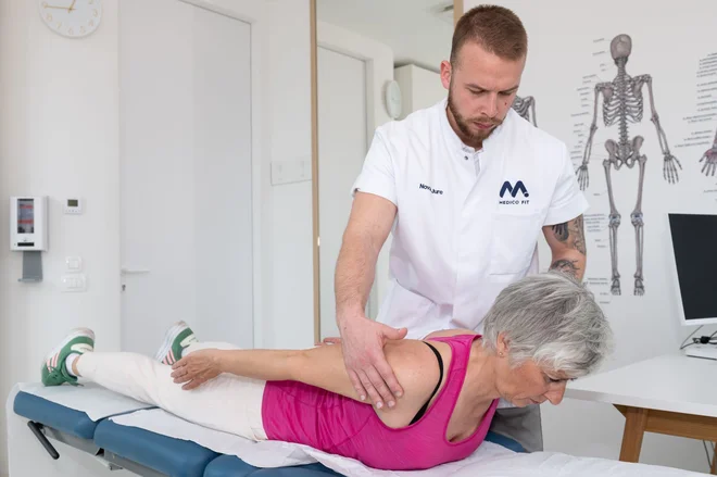 Ob pravočasni rehabilitaciji se protruzija diska uspešno zdravi brez operacije. FOTO: Medicofit