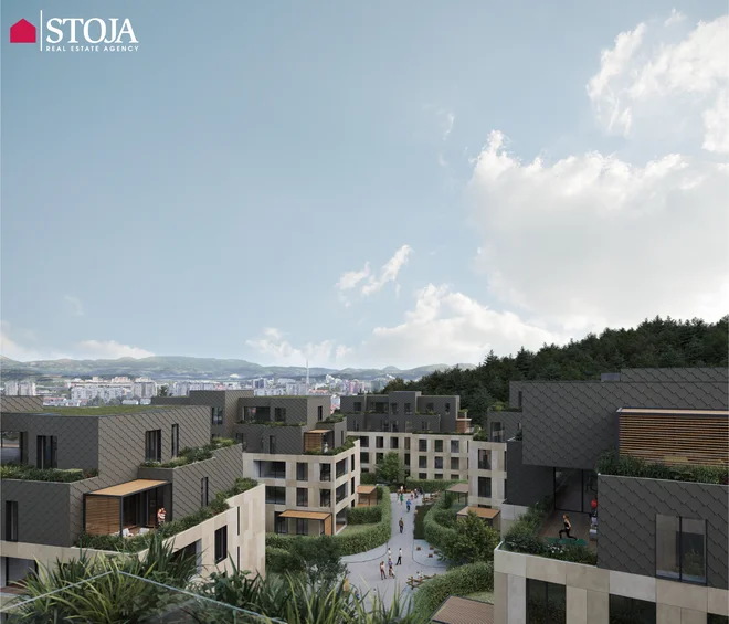 Pod hribom je eden najbolj zaželenih projektov v Ljubljani. FOTO: Stoja Trade