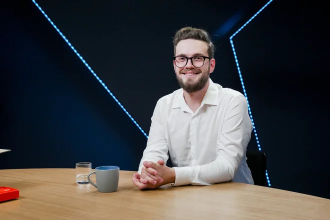 Luka Sinček je soustanovitelj podjetja Juicy Marbles, enega najprepoznavnejših slovenskih start-upov na globalnem prizorišču. Foto: Luka Maček