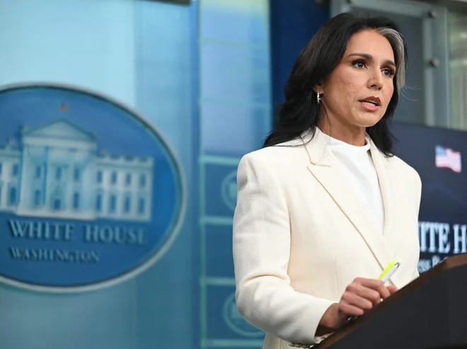 Direktorica ameriških obveščevalnih služb Tulsi Gabbard. FOTO: Andrew Caballero-reynolds/AFP