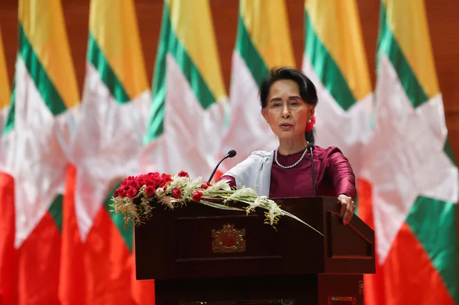 Aung San Su Či FOTO: Ye Aung Thu/AFP